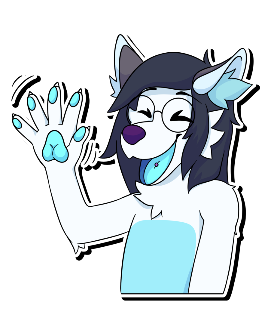 Kametie character sticker