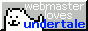 Webmaster loves Undertale badge